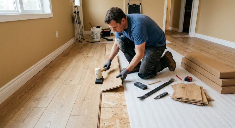 Laminate Floor Installation in Howard County, MD