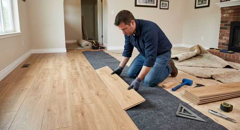 Laminate Floor Remodeling in Takoma Park, MD