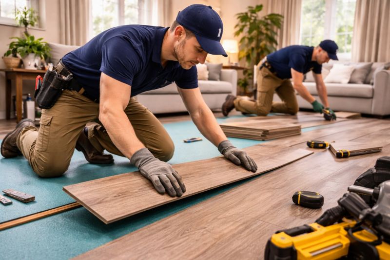 Laminate Floor Replacement in Arlington, VA