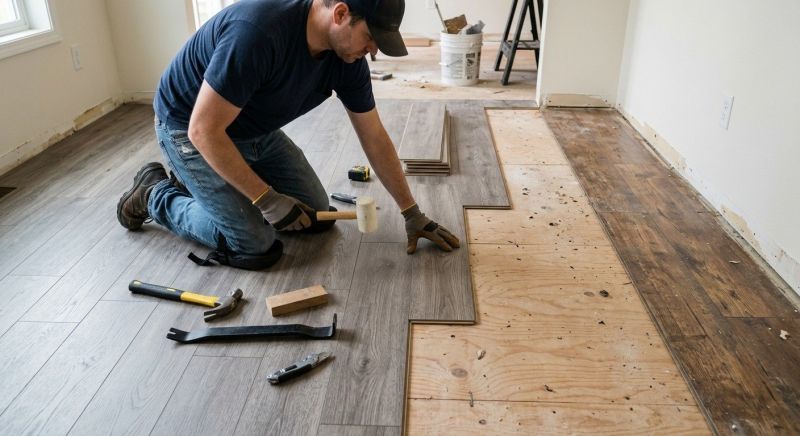 Laminate Floor Replacement in Reston, VA