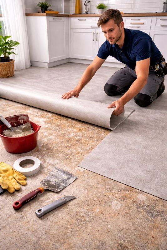 Linoleum Floor Installation in Halethorpe, MD