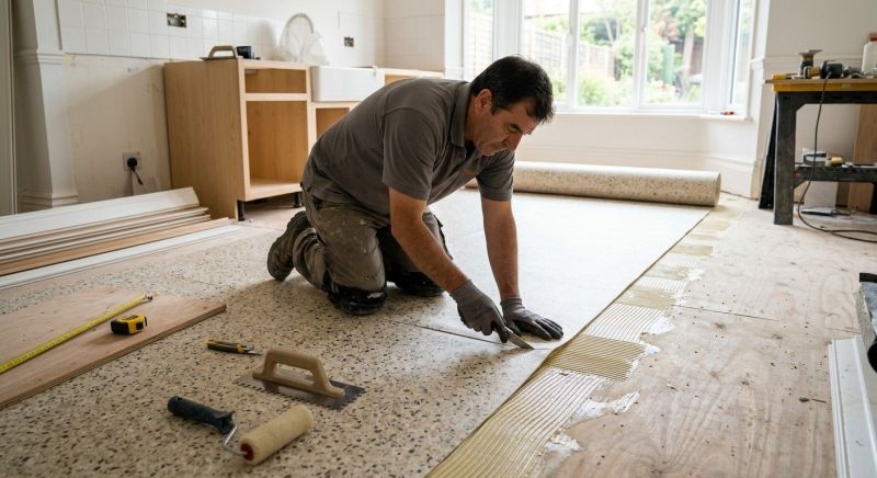 Linoleum Floor Installation in Laurel, MD