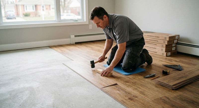 Linoleum Floor Installation in Reston, VA