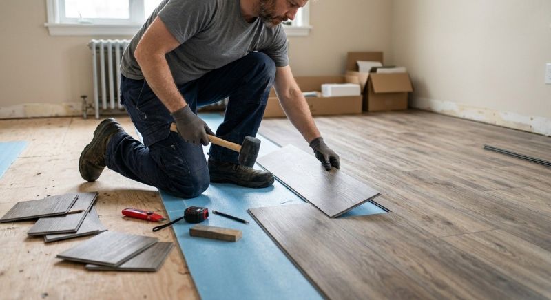 Linoleum Flooring Replacement in Takoma Park, MD