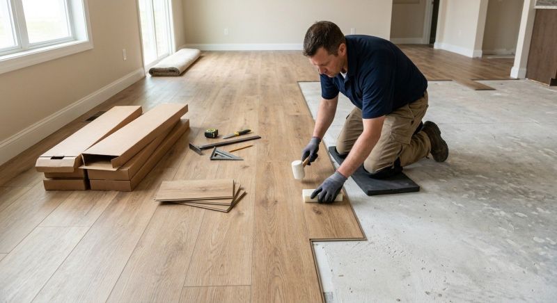 Luxury Vinyl Tile Installation in Takoma Park, MD