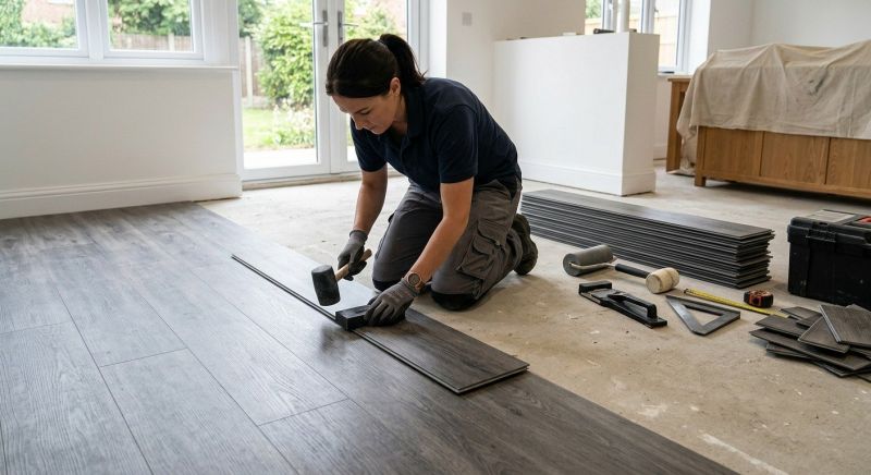 Luxury Vinyl Tile Installation in Takoma Park, MD