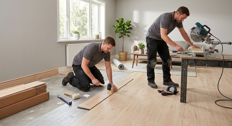 Plank Laminate Installation in Takoma Park, MD