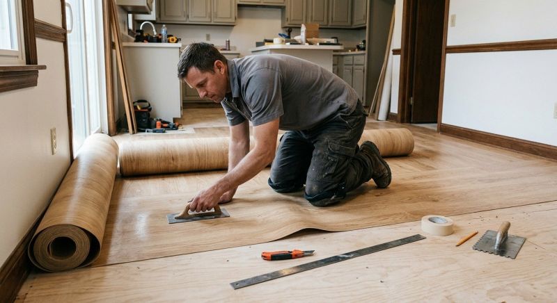 Sheet Flooring Installation in Chevy Chase, MD