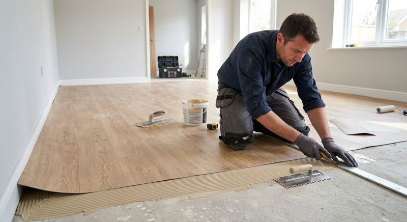 Sheet Flooring Installation in Clifton, VA
