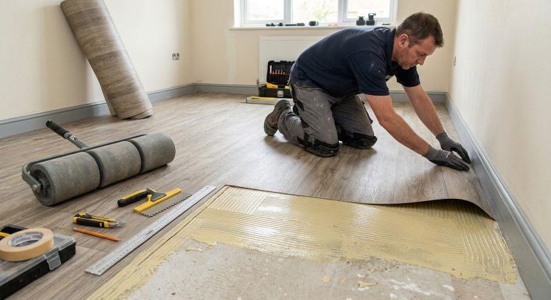 Sheet Flooring Installation in Montgomery County, MD
