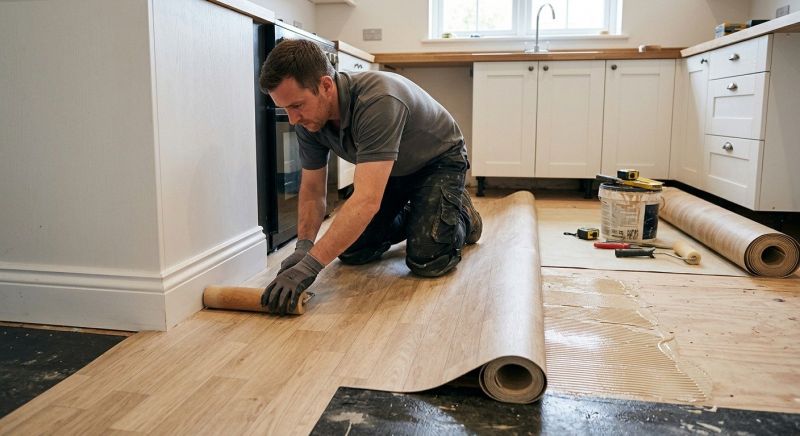 Sheet Linoleum Installation in Boyds, MD