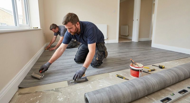 Sheet Linoleum Installation in Hanover, MD