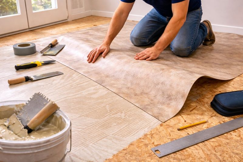 Sheet Vinyl Installation in Elkridge, MD