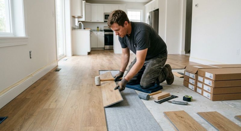 Vinyl Plank Floor Installation in Takoma Park, MD