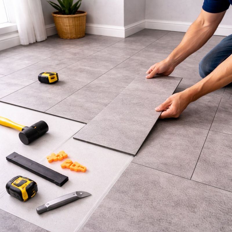 Vinyl Tile Installation in Takoma Park, MD